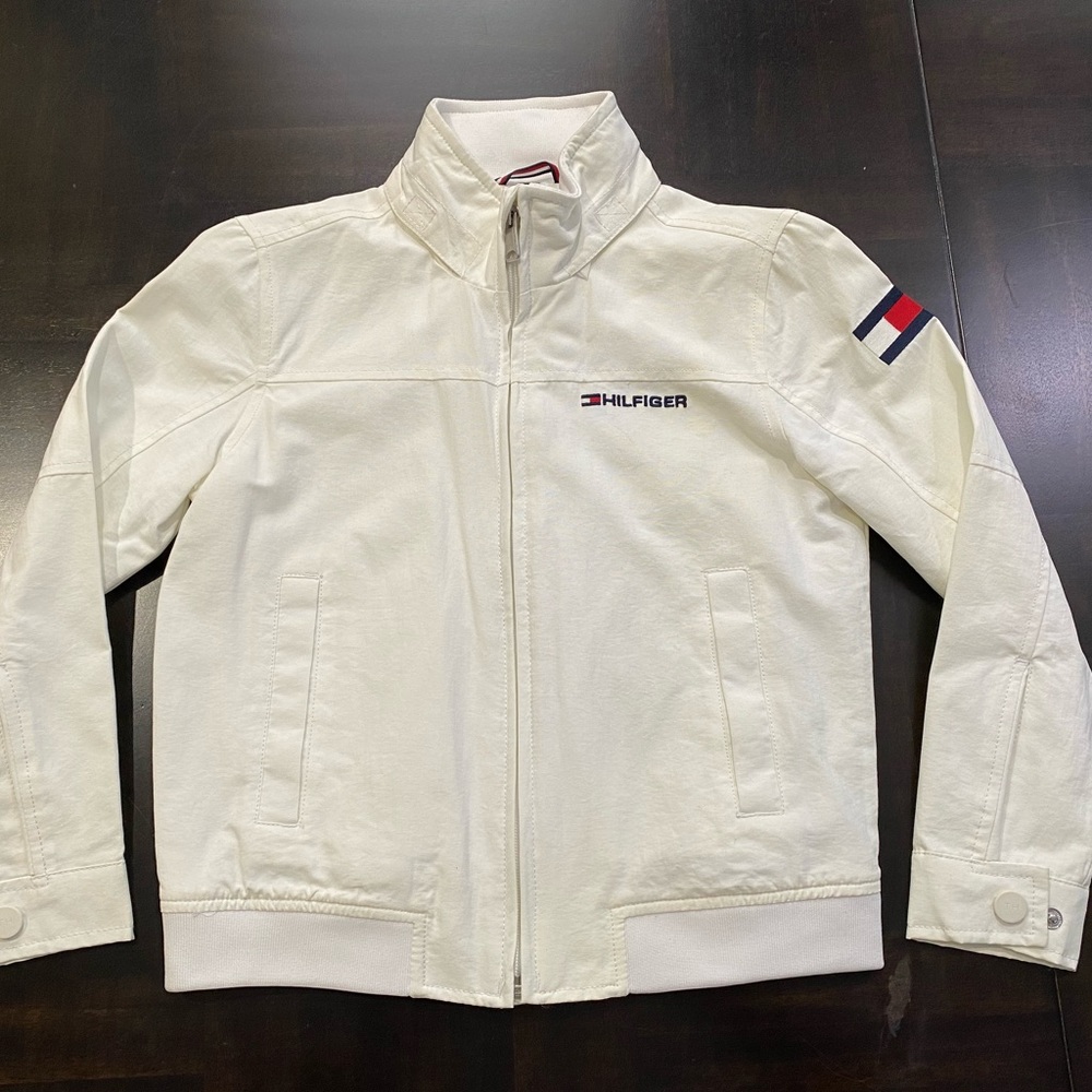 Tommy Hilfiger Off White Boys Jacket Size XS(4-5)